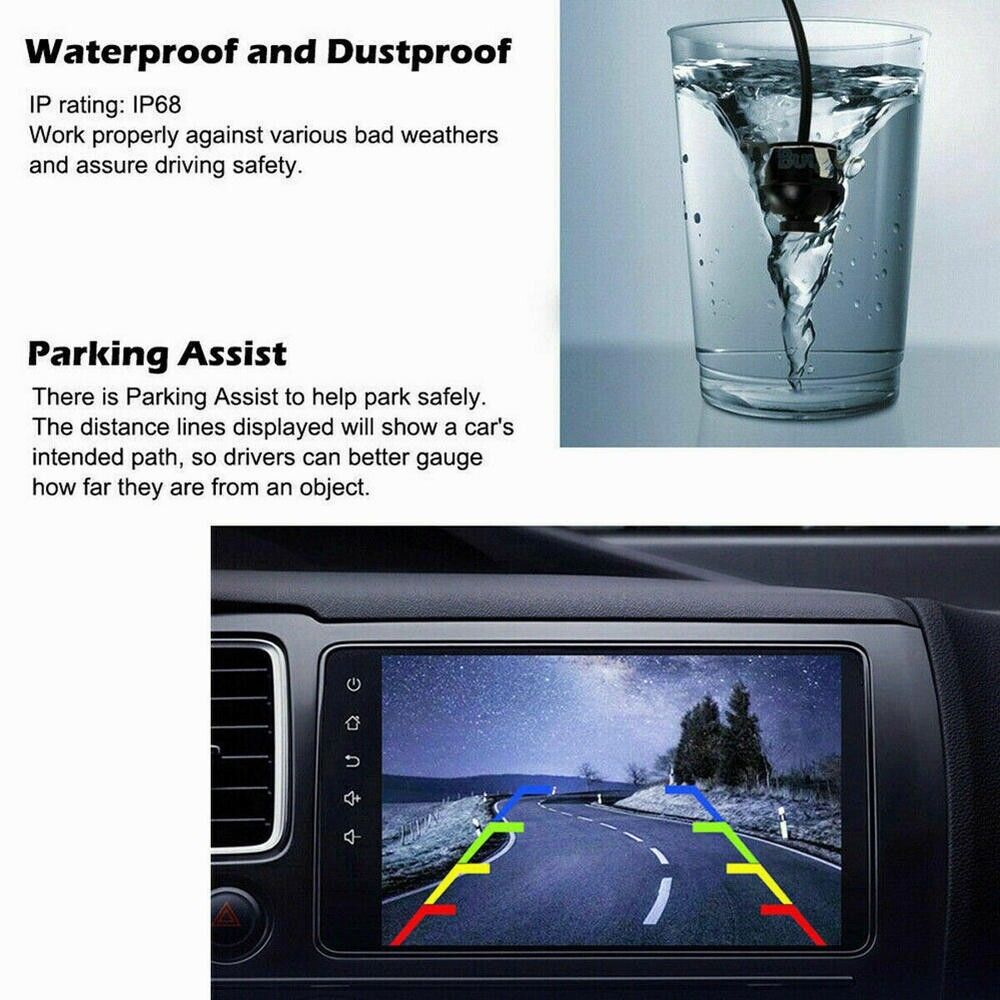 HD Night Vision 360° Front / Rear Reversing Backup Camera for Van/Car