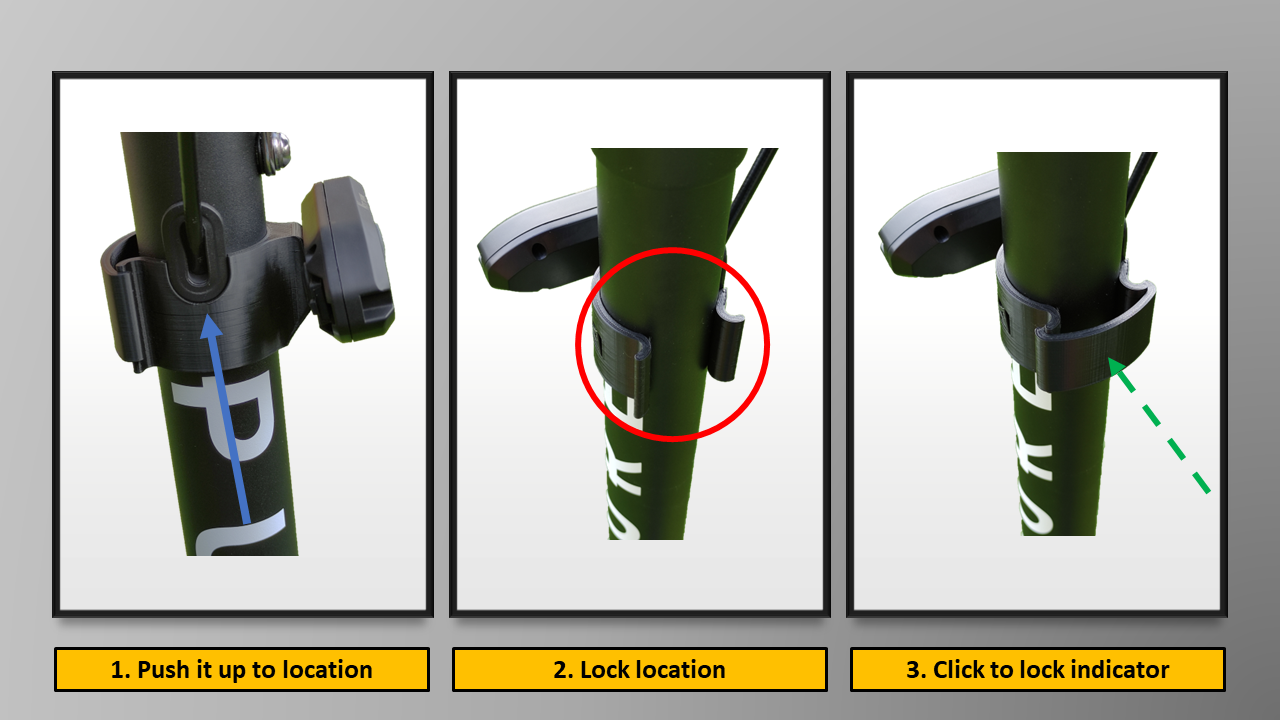 Mudguard Support with Indicators for Pure Air 2nd Gen