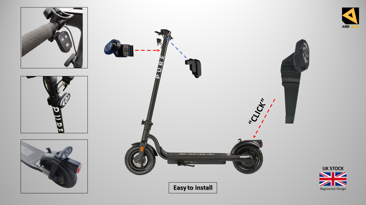 Mudguard Support with Indicators for Pure Air 2nd Gen