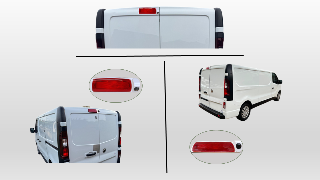 5" Monitor and Reversing Camera For Vivaro, Trafic, NV300 2014-2022 (WITHE)