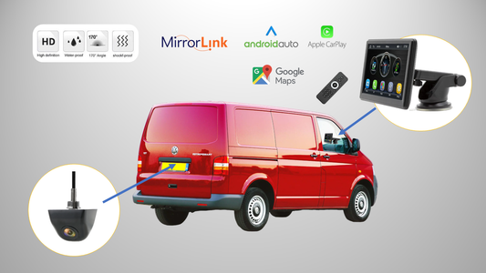 VW Transporter T5 T6 MP5 Monitor Car Parking Reverse Camera Kit