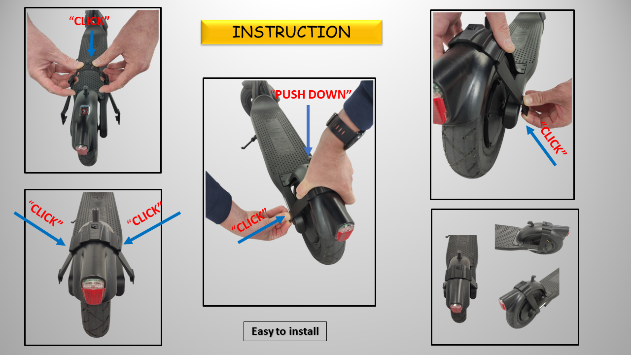Mudguard Support For Pure Scooters Air 2nd Gen