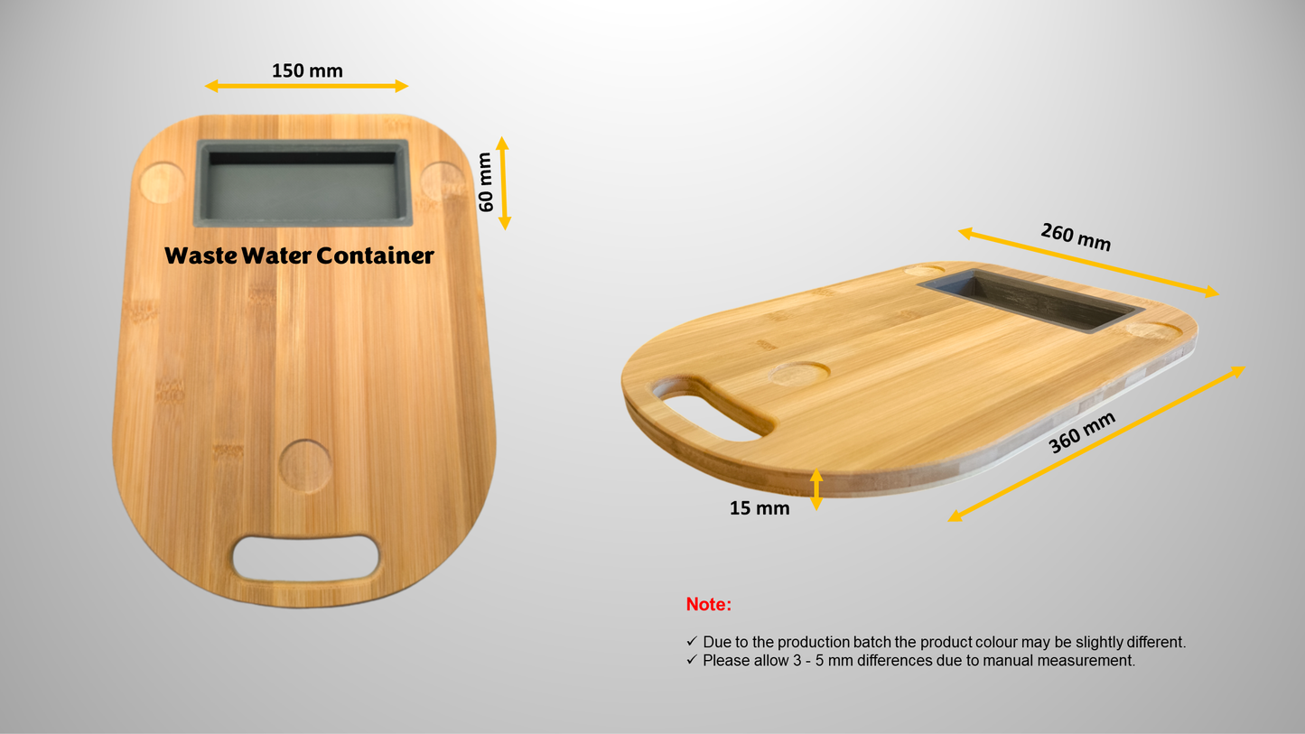 Sliding Board with Waste Water Container For Thermomix TM6 TM5