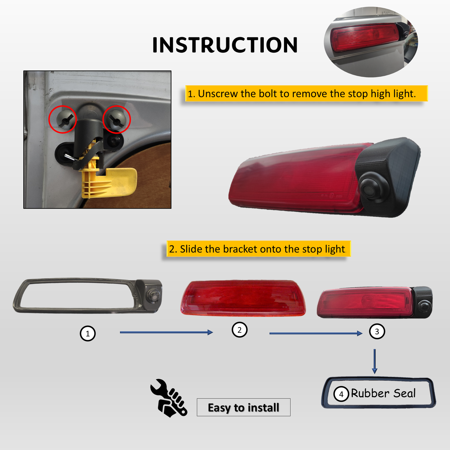 Reversing Camera For Vivaro ,Trafic, NV300 2014 onwards
