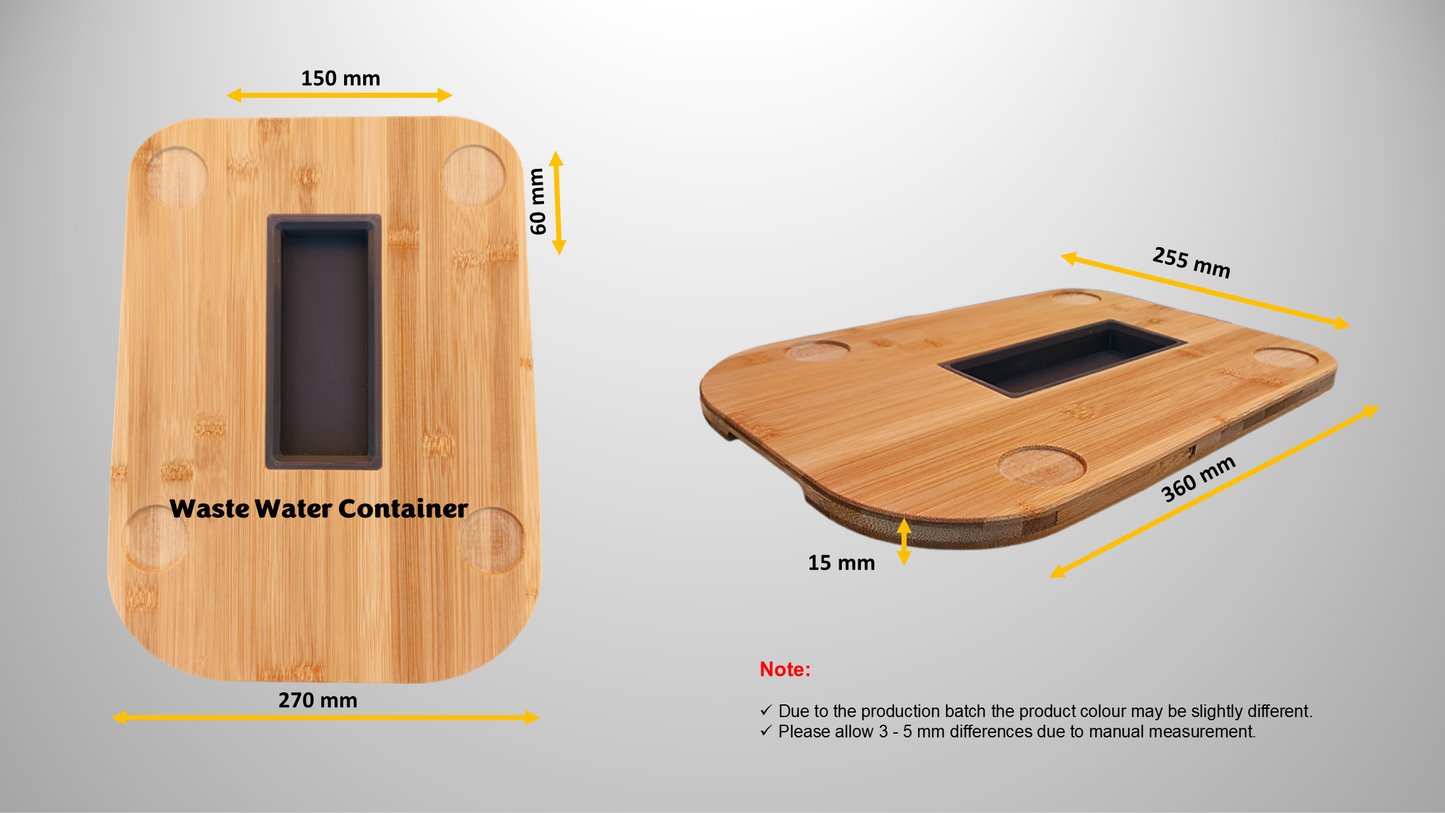 Sliding Board with Water Container For Monsieur Cuisine CONNECT (Lidlomix)