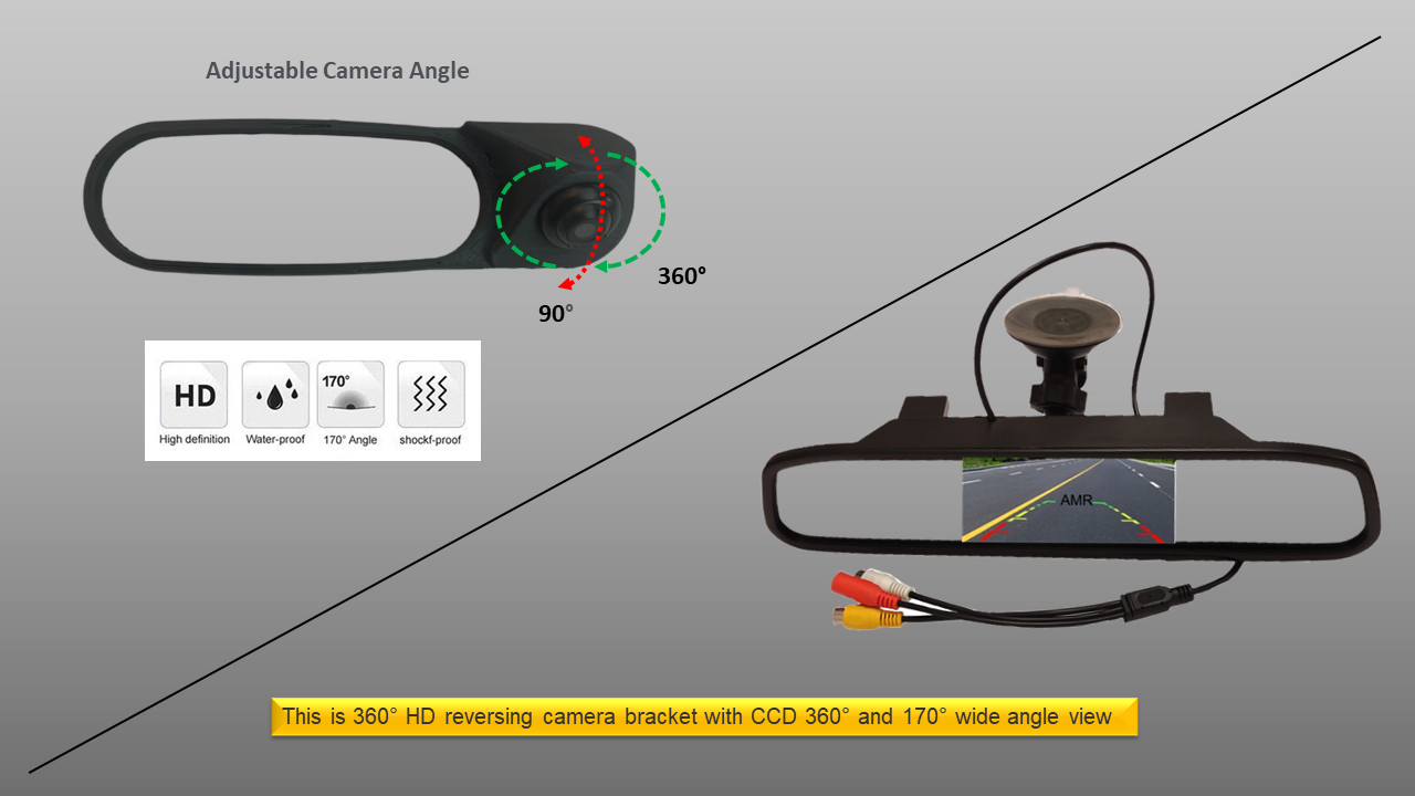 Reversing Camera & 4.3" Mirror Monitor For Vivaro, Trafic, Primastar 2001-2013