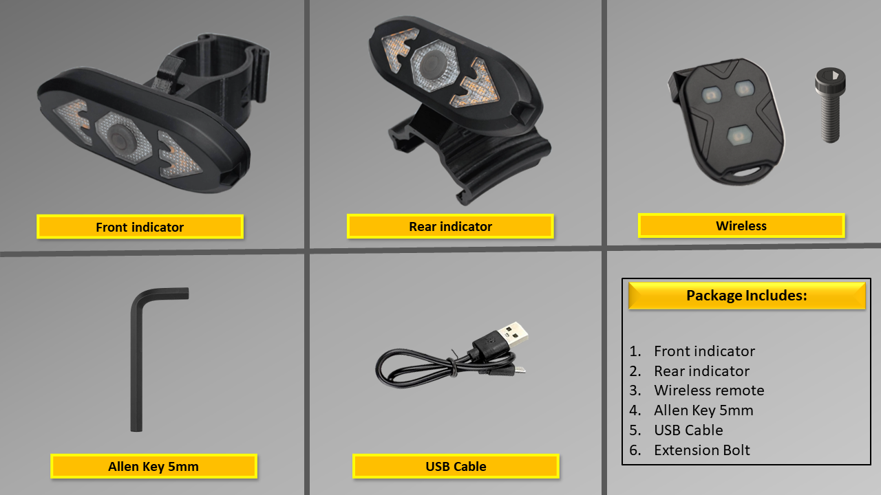 Indicator Kit for PURE Electric Scooters Air 2nd Gen