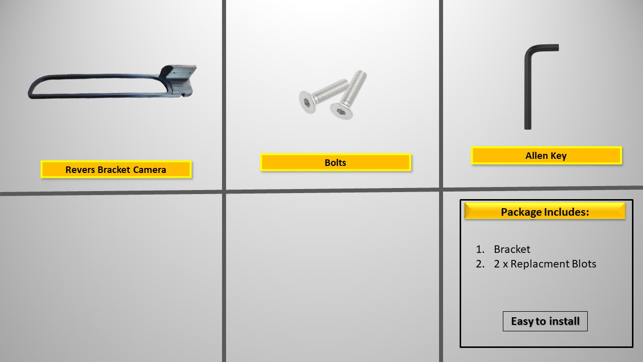 3D Printed Camera Bracket for Peugeot Boxer, Citroen Relay, Fiat Ducato 2011 and onwards