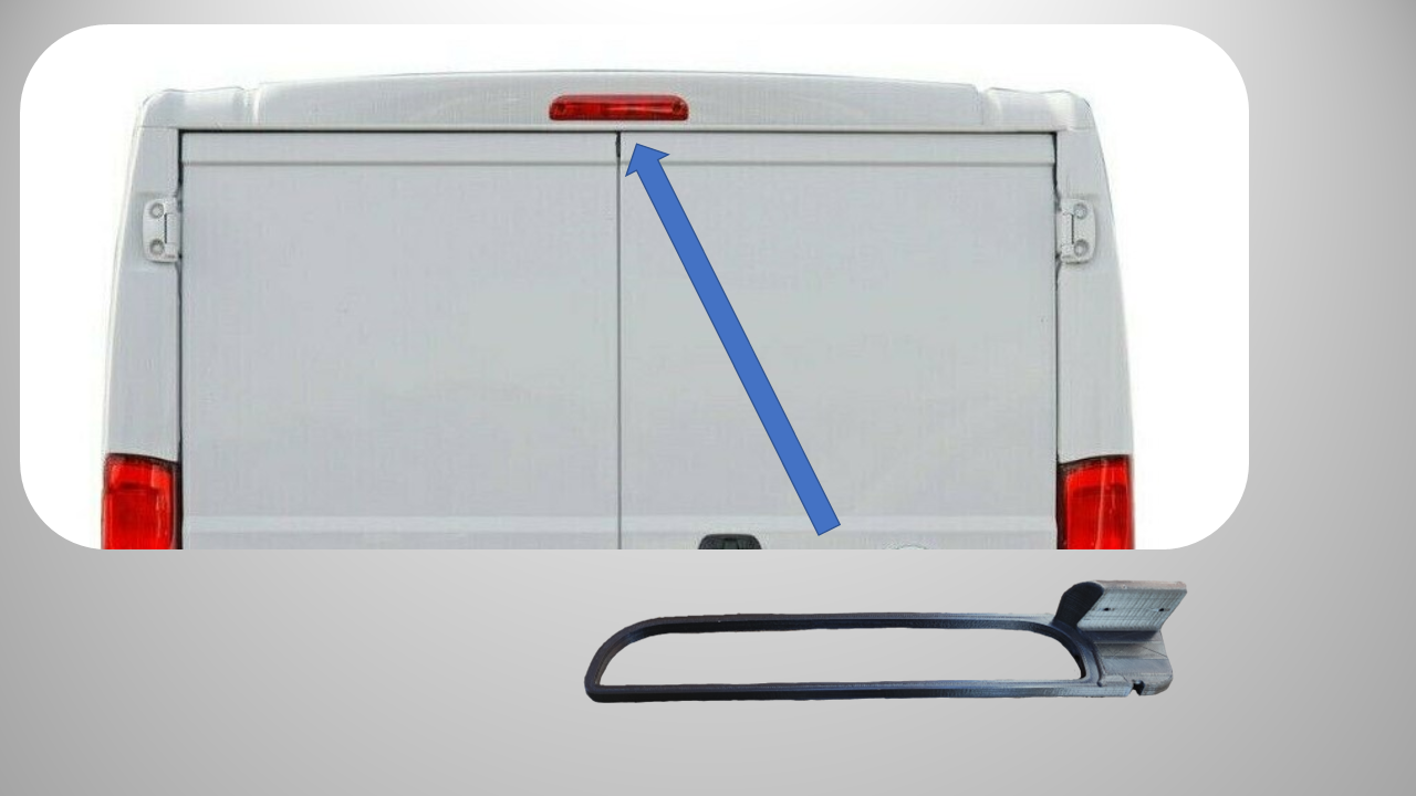 3D Printed Camera Bracket for Peugeot Boxer, Citroen Relay, Fiat Ducato 2011 and onwards