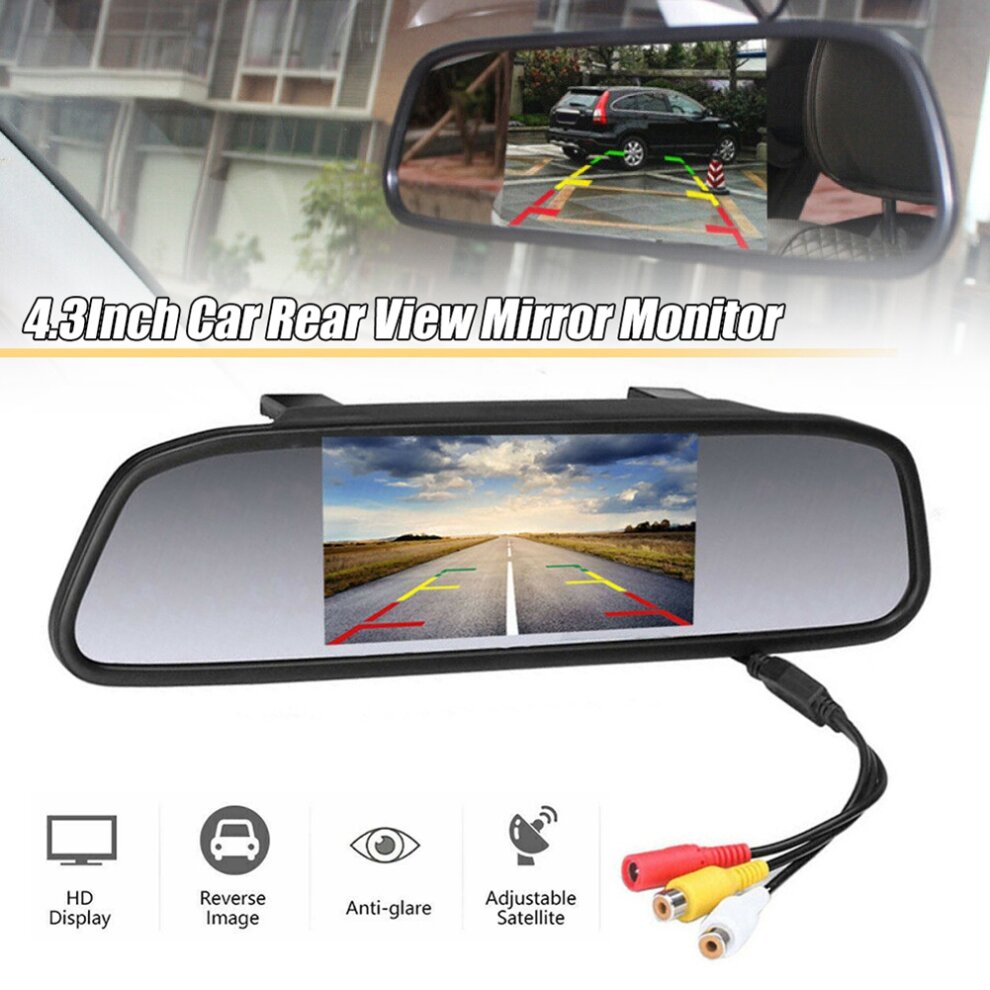4.3" Mirror Monitor TFT LCD
