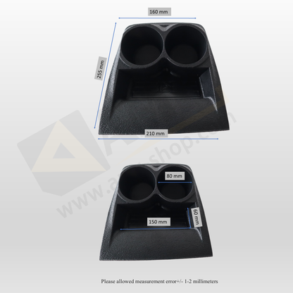 Dashboard Tray with Dual Cup Holder & Storage Peugeot Boxer, Citroen Relay, Fiat Ducato 2014+