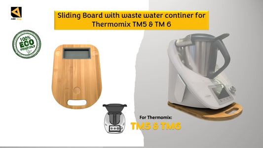 Sliding Board with Waste Water Container For Thermomix TM6 TM5