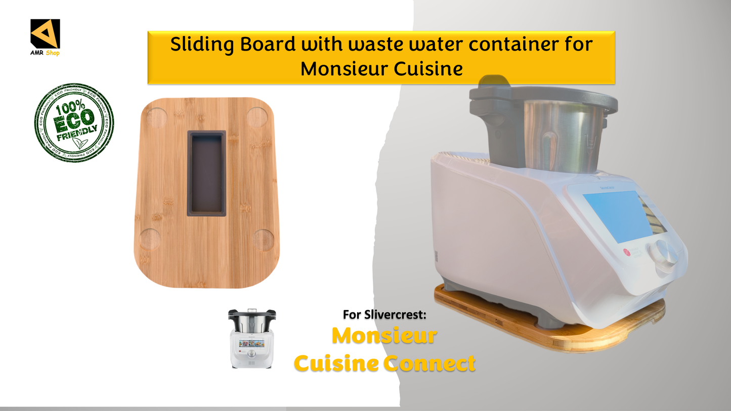 Sliding Board with Water Container For Monsieur Cuisine CONNECT (Lidlomix)