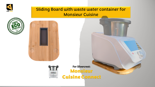 Sliding Board with Water Container For Monsieur Cuisine CONNECT (Lidlomix)