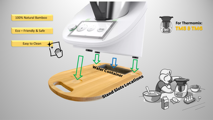 Sliding Board with Waste Water Container For Thermomix TM6 TM5
