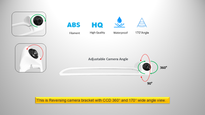 Reversing Camera Kit for Peugeot Boxer, Citroen Relay, Fiat Ducato 2011 and onwards (white)