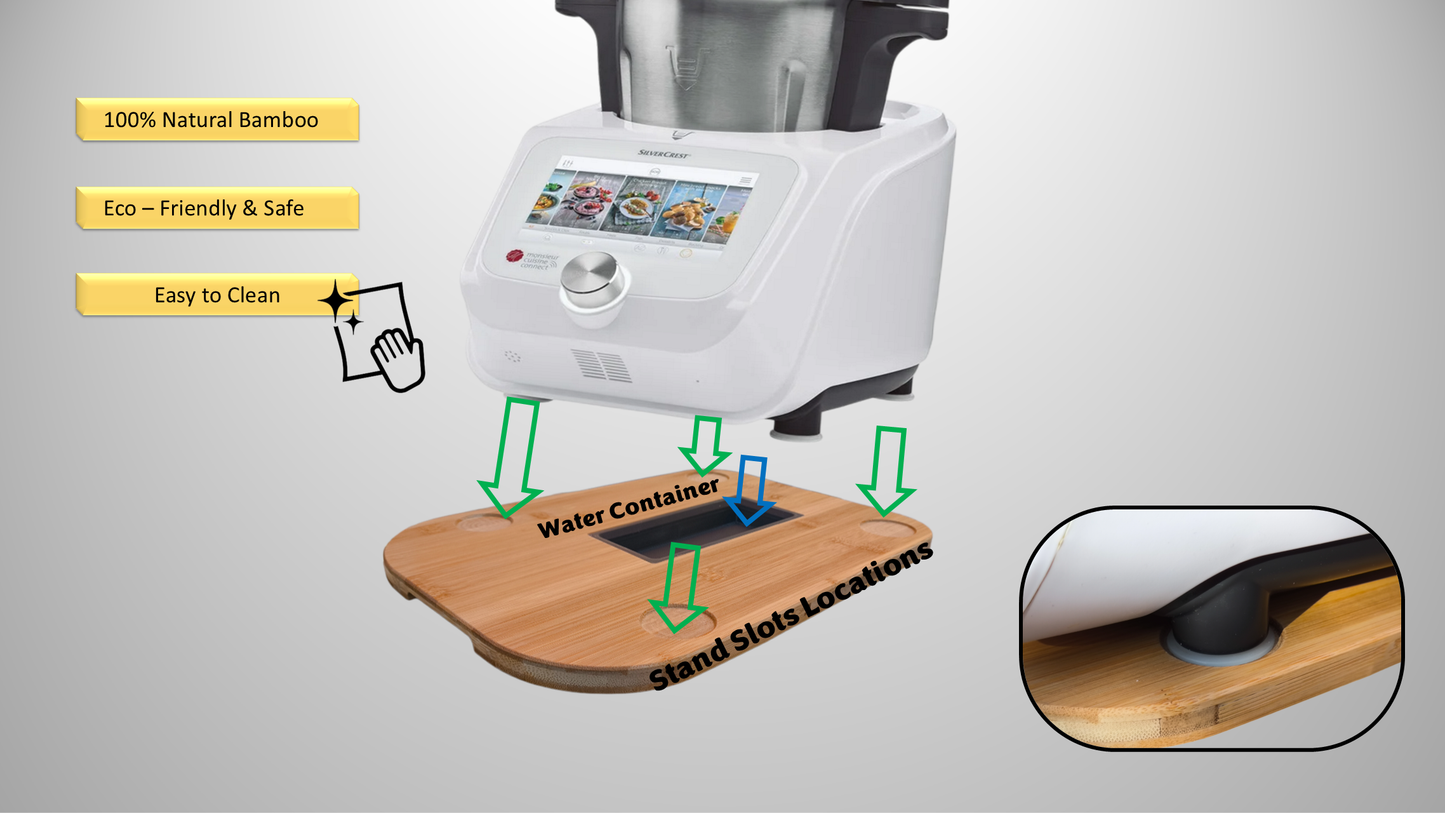 Sliding Board with Water Container For Monsieur Cuisine CONNECT (Lidlomix)