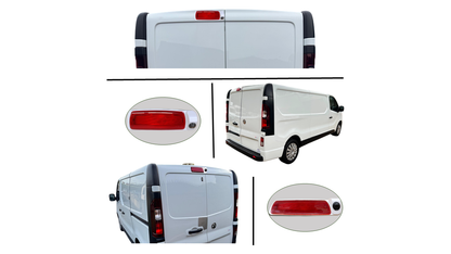 Reversing Camera & 7" Monitor for Vauxhall Vivaro MK3, Renault Trafic MK3 2014 (White)