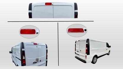 Reversing Camera & 7" Monitor for Vauxhall Vivaro MK3, Renault Trafic MK3 2014 (White)