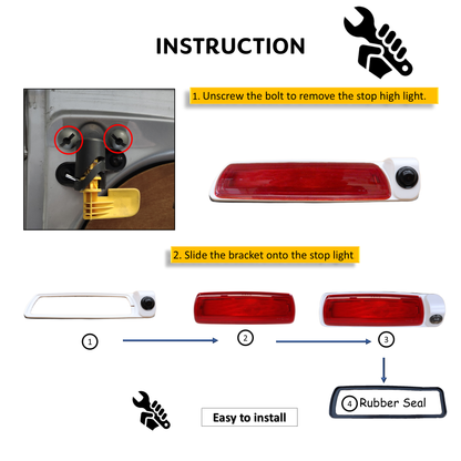 Reversing Camera For Vivaro ,Trafic, NV300 2014 onwards (WHITE)