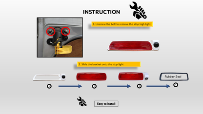 5" Monitor and Reversing Camera For Vivaro, Trafic, NV300 2014-2022 (WITHE)