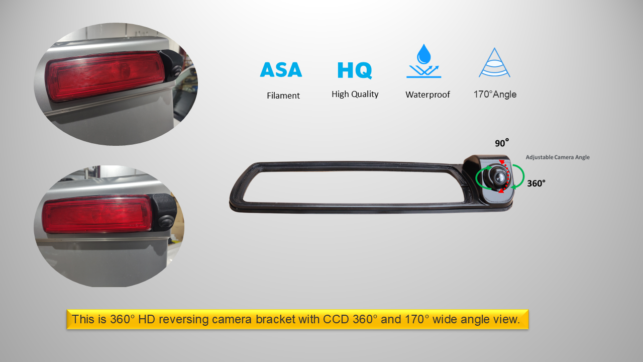 Reversing Camera & 7" Monitor for Vauxhall Vivaro MK3, Renault Trafic MK3 2014